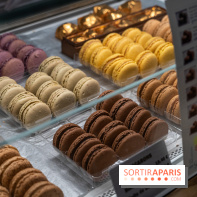 Chocolats chauds de Une Glace à Paris -  macarons glacés