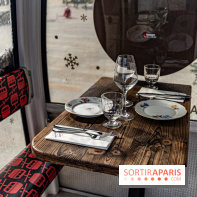 Papa Pool, le restaurant d'Arnaud Delvenne et Stéphane Rotenberg à Clamart -  cabine ski
