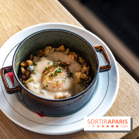 Papa Pool, le restaurant d'Arnaud Delvenne et Stéphane Rotenberg à Clamart -  oeuf parfait