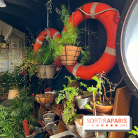 L'eau et les rêves, la péniche-librairie botanique sur le Canal de l’Ourcq