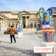 Exposition à l'Assemblée nationale : Alexandre Benjamin Navet décore la cour du Palais Bourbon