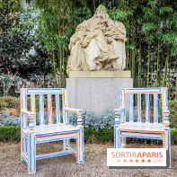 Exposition à l'Assemblée nationale : Alexandre Benjamin Navet décore la cour du Palais Bourbon  - IMG20230320095316