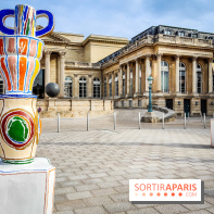 Exposition à l'Assemblée nationale : Alexandre Benjamin Navet décore la cour du Palais Bourbon