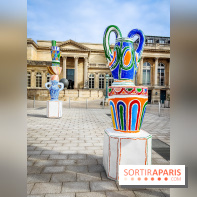 Exposition à l'Assemblée nationale : Alexandre Benjamin Navet décore la cour du Palais Bourbon