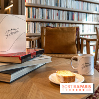 Bar Perché, café littéraire - terrasse du Printemps Haussmann  -  A7C6683