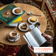 Bar Perché, café littéraire - terrasse du Printemps Haussmann  -  A7C6674