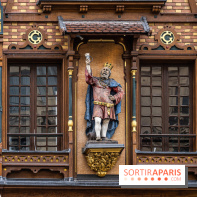 Façade alsacienne classée à Paris - McDo Saint-Lazare -  A7C6692