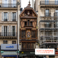 Façade alsacienne classée à Paris - McDo Saint-Lazare