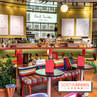 Café Paul Smith, le créateur de mode s'approprie le Café Vert du Printemps Haussmann