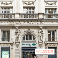 Façade immeuble Journal du Soir - La France -  A7C8668