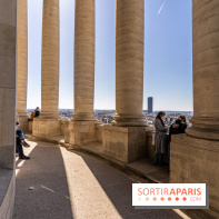 Le panorama du Panthéon - l'une des plus belles vues de Paris à 360° - colonnes
