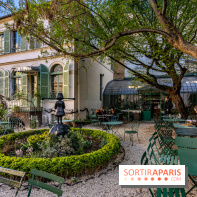 Le café - Salon de thé et terrasse Rose Bakery au Musée de la Vie Romantique  -  A7C9266 HDR