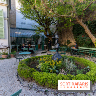 Le café - Salon de thé et terrasse Rose Bakery au Musée de la Vie Romantique  -  A7C9278 HDR