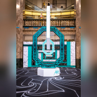 Astro impose l’Urban Art Fair dans l'atrium des Galeries Lafayette Champs-Elysées - credit photo   Lionel Belluteau   unœilquitraine   Astro   Urban Art Fair 025