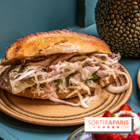 Sain Gravilliers - le nouvelle boulangerie et salon de thé du 3e à Paris - Sandwich poulet 