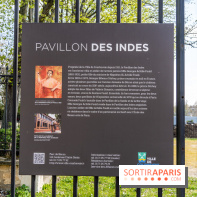 Parc de Bécon à Courbevoie - Pavillon des Indes - Cerisiers en fleurs