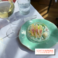 Alice Arnoux au Perchoir Ménilmontant - Sashimi de mulet