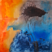 Jacqueline Poitevin vous invite dans son univers à travers  - Comètes 160x160 2022