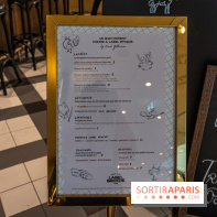 Label Broche restaurant - David Gallienne - Table du Gourmet - Galeries Lafayettes - Top Chef -  menu
