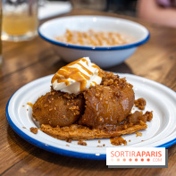 Label Broche restaurant - David Gallienne - Table du Gourmet - Galeries Lafayettes - Top Chef -  tarte tatin