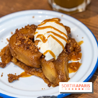 Label Broche restaurant - David Gallienne - Table du Gourmet - Galeries Lafayettes - Top Chef -  tarte tatin