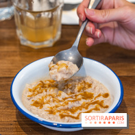 Label Broche restaurant - David Gallienne - Table du Gourmet - Galeries Lafayettes - Top Chef - riz au lait