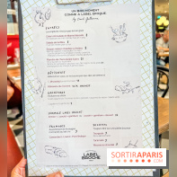 Label Broche restaurant - David Gallienne - Table du Gourmet - Galeries Lafayettes - Top Chef - menu