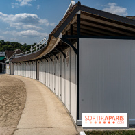 L'Isle-Adam, l'un des plus beaux village d'Ile-de-France -  plage - cabines