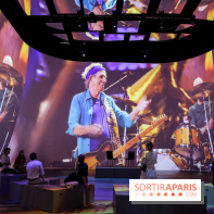 On stage with The Rolling Stones, nos photos