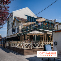 Le Nid, le restaurant-terrasse sur berge à l'Isle-Adam -  extérieur