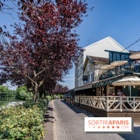 Le Nid, le restaurant-terrasse sur berge à l'Isle-Adam -  extérieur