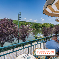 Le Nid, le restaurant-terrasse sur berge à l'Isle-Adam -  vue