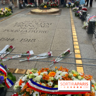 flamme soldat inconnu Arc de Triomphe