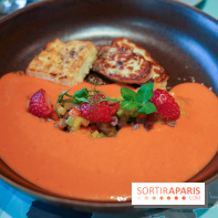 Laurier by Mavrommatis aux Galeries Lafayette - Halloumi AOP et Féta AOP grillés