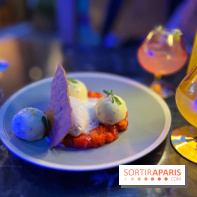 Acmé - Dessert fraise rose marjolaine