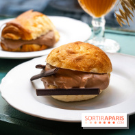 Glace insolite : la glace pain au chocolat de Sain -  A7C7855