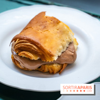 Glace insolite : la glace pain au chocolat de Sain -  A7C7856