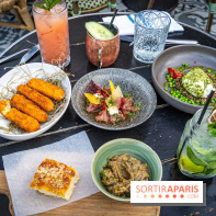 Le restaurant - terrasse Quai Ouest en mode estivale avec ses Dîners Braséro