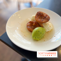 Ardent - Abricots rôtis sorbet estragon