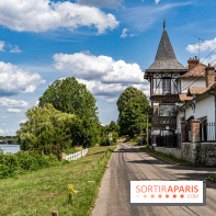 Village de Bois-le-Roi : les Affolantes en bord de Seine -  A7C8851