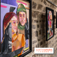 Exposition street-art Fragments par Ensemble Réel a l’église de la Madeleine