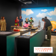 Nouvelles du paradis, la carte postale de vacances : l'exposition ensoleillée au Musée de la Poste - IMG20230905193409