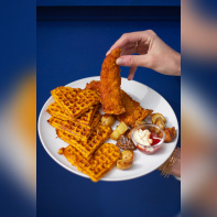 La café Maréva République, pour tous les fans de brunch - Fried chicken waffle