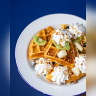 La café Maréva République, pour tous les fans de brunch - Gaufre fruits chantilly