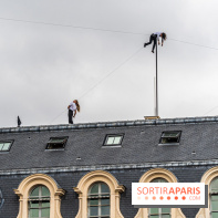 Horizon, le spectacle dans la cours du Palais Royal