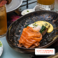 Le nouveau brunch du Rivages au Scribe Paris Opéra -  oeufs florentine saumon