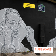 Mur des droits humains à Paris, nos photos