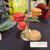 Ladurée - Bûches de Noël 2023 - Macarons