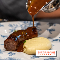 Le 19.20 by Norbert Tarare, le nouveau restaurant du Prince de Galles - photos -  purée saucisse