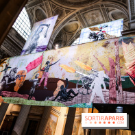 Raphaël Barontini, les photos de son installation monumentale au Panthéon